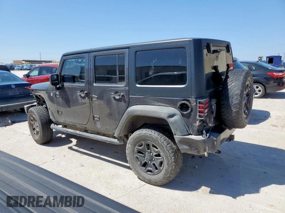 2014 Jeep Wrangler Unlimited Sport with VIN 1C4BJWDG2EL294829, listed as a Copart auction lot 51921685 with 138,203 mi miles and Salvage Title. Bid and sale history available at DreamBid. Image 2.