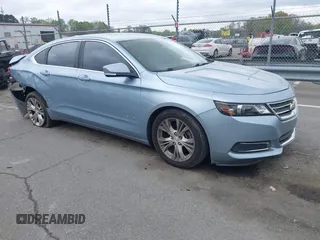 2015 Chevrolet Impala LT with VIN 1G1115SL4FU100098, listed as a IAAI auction lot 41917556 with 110,361 mi miles and . Bid and sale history available at DreamBid. Image 1.