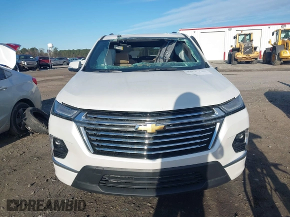2023 Chevrolet Traverse Premier with VIN 1GNERKKW5PJ337350, listed as a IAAI auction lot 41876199 with Not provided miles and . Bid and sale history available at DreamBid. Image 13.