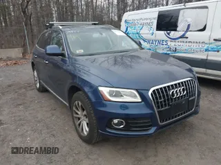 2016 Audi Q5 Premium Plus with VIN WA1L2AFP4GA046673, listed as a IAAI auction lot 41012010 with 52,553 mi miles. Bid and sale history available at carsss.com. Image 1.