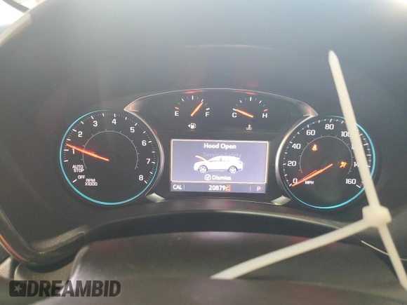 2023 Chevrolet Equinox RS with VIN 3GNAXWEG2PS109062, listed as a Copart auction lot 52000405 with 20,879 mi miles and Salvage title. Bid and sale history available at DreamBid. Image 9.