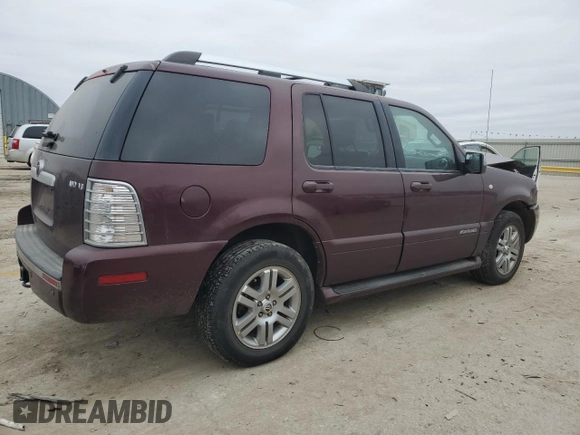 2007 Mercury Mountaineer Premier with VIN 4M2EU48877UJ14814, listed as a Copart auction lot 83023884 with 214,720 mi miles and Salvage Title. Bid and sale history available at carsss.com. Image 3.