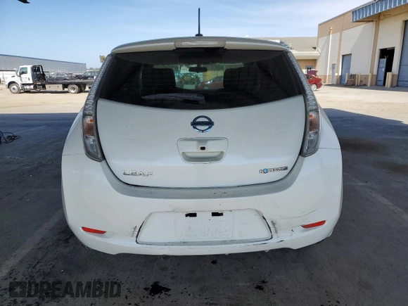 2015 Nissan LEAF S with VIN 1N4AZ0CP0FC329622, listed as a Copart auction lot 53192495 with 78,657 mi miles and Clean Title. Bid and sale history available at carsss.com. Image 6.