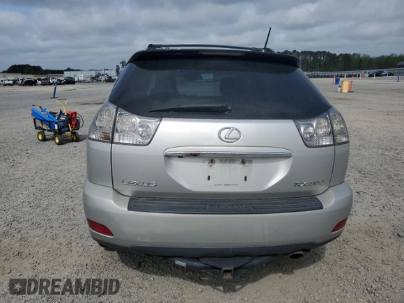 2008 Lexus RX with VIN 2T2HK31U78C065649, listed as a Copart auction lot 50602395 with 300,516 mi miles and Salvage Title. Bid and sale history available at carsss.com. Image 6.