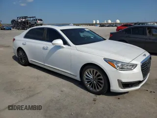 2017 Genesis G90 5.0L Ultimate with VIN KMHG54JHXHU023801, listed as a Copart auction lot 72280024 with 104,721 mi miles and Non Repairable. Bid and sale history available at carsss.com. Image 4.