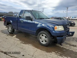 2008 Ford F-150 XL with VIN 1FTRF12W28KE94083, listed as a Copart auction lot 44202045 with 154,396 mi miles and Salvage title. Bid and sale history available at DreamBid. Image 4.