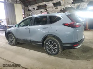 2022 Honda CR-V EX-L with VIN 2HKRW2H87NH607227, listed as a Copart auction lot 49443705 with 44,942 mi miles and Salvage Title. Bid and sale history available at carsss.com. Image 2.
