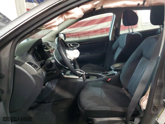 2019 Nissan Sentra SV with VIN 3N1AB7AP9KY284906, listed as a Copart auction lot 49923225 with 41,281 mi miles and Salvage Title. Bid and sale history available at carsss.com. Image 7.