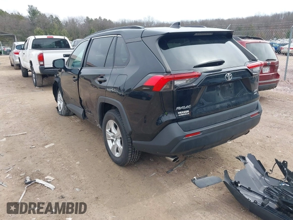 2020 Toyota RAV4 XLE with VIN 2T3P1RFV8LC061598, listed as a IAAI auction lot 41850442 with 40,175 mi miles and . Bid and sale history available at DreamBid. Image 3.