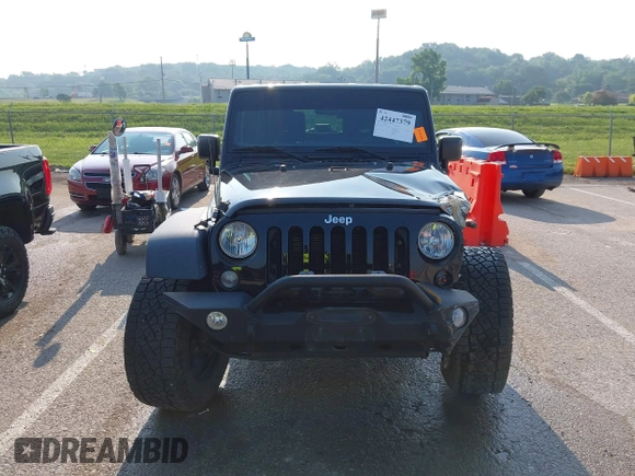 2017 Jeep Wrangler Sport with VIN 1C4AJWAG6HL654592, listed as a IAAI auction lot 42447379 with 61,585 mi miles and . Bid and sale history available at DreamBid. Image 12.