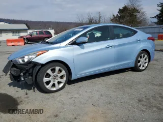 2011 Hyundai Elantra Limited z VIN KMHDH4AE6BU158197, wystawiony jako Copart lot #47833545 z przebiegiem 167 666 mil mil oraz Szkody całkowita. Historia ofert i sprzedaży dostępna na DreamBid. Obrazek 1.