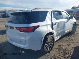 2023 Chevrolet Traverse Premier with VIN 1GNERKKW5PJ337350, listed as a IAAI auction lot 41876199 with Not provided miles and . Bid and sale history available at DreamBid. Image 4.