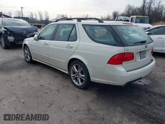 2008 Saab 9-5 with VIN YS3ED59G583514694, listed as a IAAI auction lot 41463705 with 122,409 mi miles. Bid and sale history available at carsss.com. Image 3.