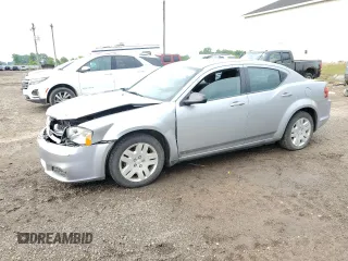 2014 Dodge Avenger SE with VIN 1C3CDZAB4EN126818, listed as a Copart auction lot 59391255 with 139,333 mi miles and Salvage title. Bid and sale history available at DreamBid. Image 1.