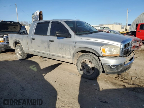 2006 Dodge Ram 2500 SLT with VIN 3D7KR29C06G177441, listed as a Copart auction lot 84966224 with 272,994 mi miles and Salvage Title. Bid and sale history available at carsss.com. Image 4.