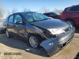2007 Ford Focus S with VIN 1FAHP34N27W151263, listed as a Copart auction lot 42933324 with 128,598 mi miles and Salvage Title. Bid and sale history available at carsss.com. Image 4.