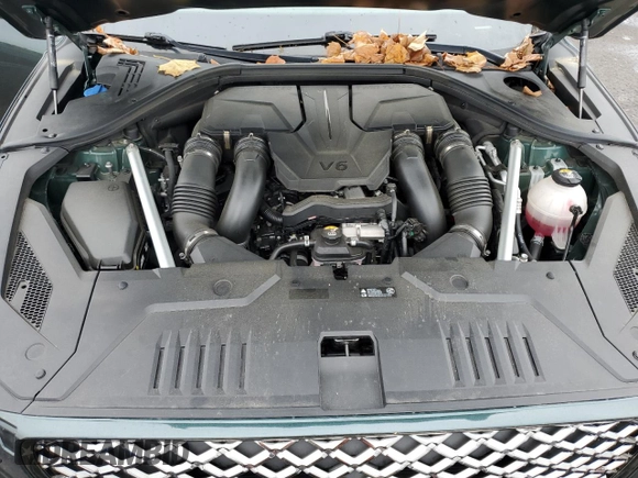 2022 Genesis GV70 Sport с VIN KMUMCDTC3NU016907, выставлен на аукционе Copart как лот 70568194 с пробегом 21 645 миль миль и Списание • Salvage title. История ставок и продаж доступна на DreamBid. Изображение 11.
