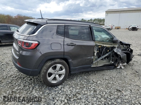 2020 Jeep Compass Latitude with VIN 3C4NJDBB1LT205116, listed as a Copart auction lot 53227985 with 51,688 mi miles and Salvage title. Bid and sale history available at DreamBid. Image 3.