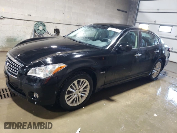 2012 Infiniti M Hybrid with VIN JN1EY1AP7CM910194, listed as a Copart auction lot 72003524 with 124,723 mi miles and Salvage title. Bid and sale history available at DreamBid. Image 1.