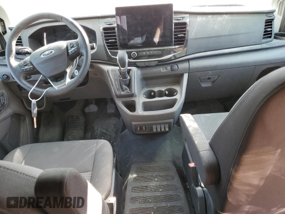 2023 Ford Transit Passenger XL with VIN 1FBAX9YG7PKA99683, listed as a Copart auction lot 72123694 with 21,370 mi miles and Salvage Title. Bid and sale history available at DreamBid. Image 8.