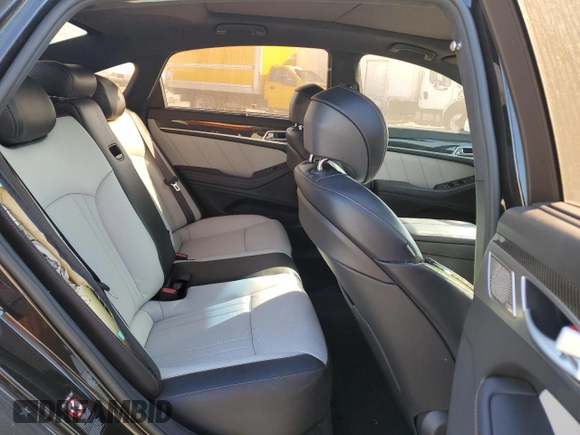 2019 Genesis G80 Sport with VIN KMHGN4JB6KU289917, listed as a Copart auction lot 75815714 with 45,346 mi miles and Salvage Title. Bid and sale history available at DreamBid. Image 11.