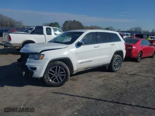 2019 Jeep Grand Cherokee Limited with VIN 1C4RJFBG3KC734697, listed as a IAAI auction lot 41645913 with 128,419 mi miles. Bid and sale history available at carsss.com. Image 2.