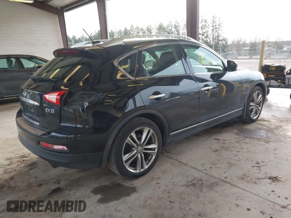 2012 Infiniti EX Journey with VIN JN1AJ0HR0CM452115, listed as a IAAI auction lot 41625220 with 168,146 mi miles. Bid and sale history available at carsss.com. Image 4.