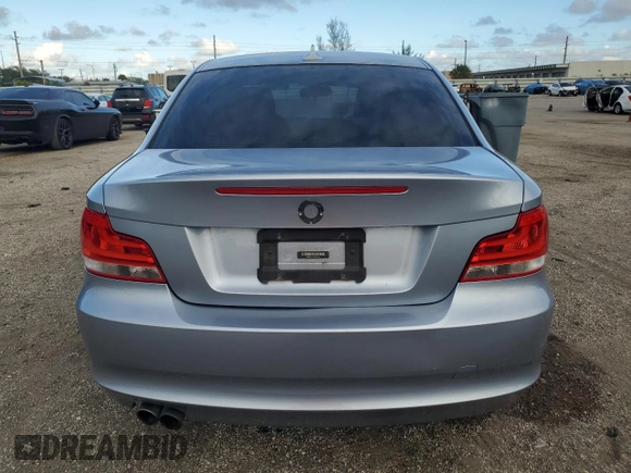 2013 BMW 1 Series 128i with VIN WBAUP7C51DVP24833, listed as a Copart auction lot 79631604 with 36,098 mi miles and Non Repairable. Bid and sale history available at carsss.com. Image 6.