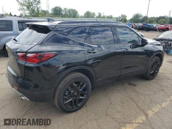 2022 Chevrolet Blazer LT with VIN 3GNKBJR48NS182486, listed as a Copart auction lot 70407074 with 59,774 mi miles and Non repairable. Bid and sale history available at DreamBid. Image 3.