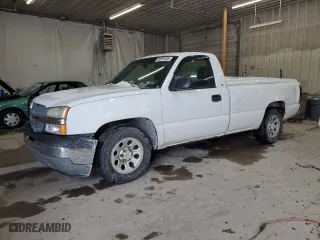 2005 Chevrolet Silverado 1500 Work Truck with VIN 1GCEC14X95Z180219, listed as a Copart auction lot 89391085 with 215,056 mi miles and Clean Title. Bid and sale history available at carsss.com. Image 1.