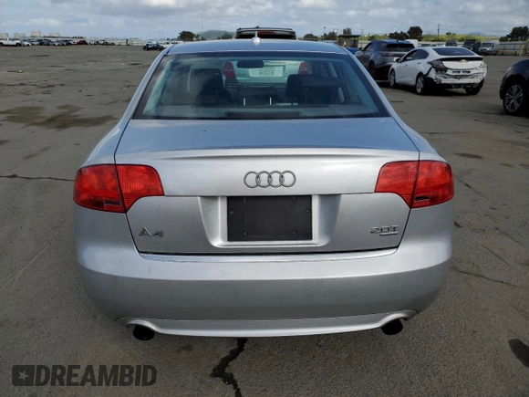 2008 Audi A4 2.0T with VIN WAUDF78E88A034232, listed as a Copart auction lot 51006895 with 150,186 mi miles and Clean title. Bid and sale history available at DreamBid. Image 6.