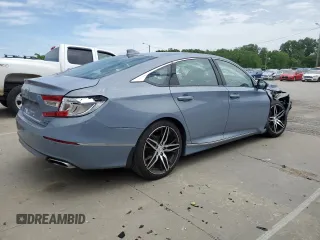 2021 Honda Accord Touring with VIN 1HGCV2F98MA001253, listed as a Copart auction lot 57621125 with 44,809 mi miles and Salvage title. Bid and sale history available at DreamBid. Image 3.