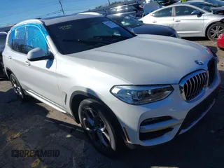 2021 BMW X3 sDrive30i with VIN 5UXTY3C03M9H57528, listed as a IAAI auction lot 41599216 with 89,776 mi miles and . Bid and sale history available at DreamBid. Image 1.