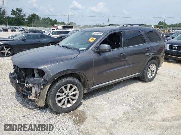 2014 Dodge Durango SXT with VIN 1C4RDJAG5EC971319, listed as a Copart auction lot 60065765 with Not provided miles and Non repairable. Bid and sale history available at DreamBid. Image 1.