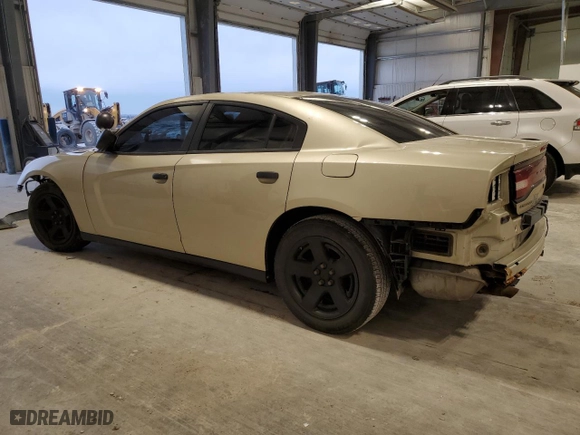 2014 Dodge Charger Police with VIN 2C3CDXAT5EH307920, listed as a Copart auction lot 50236905 with 237,309 mi miles and Salvage Title. Bid and sale history available at carsss.com. Image 2.