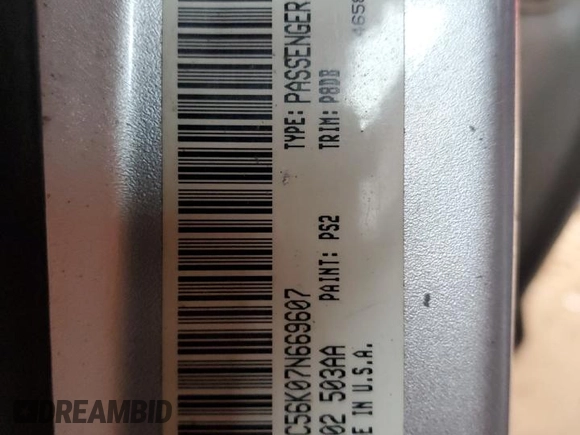 2007 Chrysler Sebring Touring z VIN 1C3LC56K07N669607, wystawiony jako Copart lot #87443504 z przebiegiem 204 179 mil mil oraz Szkoda całkowita • Salvage title. Historia ofert i sprzedaży dostępna na DreamBid. Obrazek 14.
