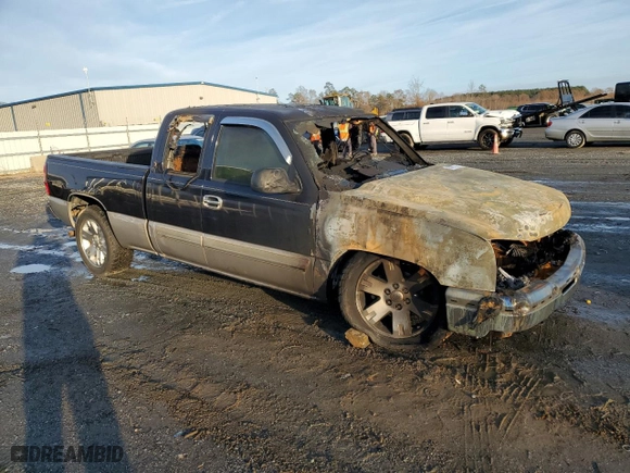 2006 Chevrolet Silverado 1500 LT1 with VIN 1GCEC19V96Z109742, listed as a Copart auction lot 85452864 with 0 mi miles and Non Repairable. Bid and sale history available at carsss.com. Image 4.