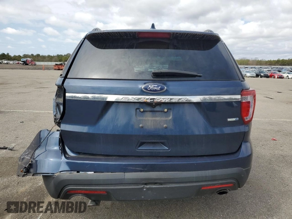 2016 Ford Explorer with VIN 1FM5K8BH0GGC37814, listed as a Copart auction lot 51626275 with 33,988 mi miles and Salvage Title. Bid and sale history available at DreamBid. Image 6.