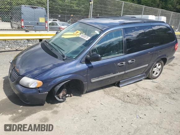 2007 Dodge Grand Caravan SE z VIN 1D4GP24R97B212024, wystawiony jako Copart lot #58008575 z przebiegiem 117 568 mil mil oraz Szkoda całkowita • Salvage title. Historia ofert i sprzedaży dostępna na DreamBid. Obrazek 1.
