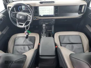 2023 Ford Bronco with VIN 1FMEE5DP5PLB08243, listed as a Copart auction lot 89197225 with 19,079 mi miles and Salvage Title. Bid and sale history available at DreamBid. Image 8.