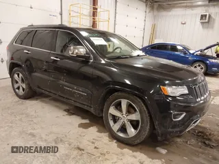2015 Jeep Grand Cherokee Overland with VIN 1C4RJFCT7FC612930, listed as a IAAI auction lot 41485240 with 189,564 mi miles. Bid and sale history available at carsss.com. Image 1.