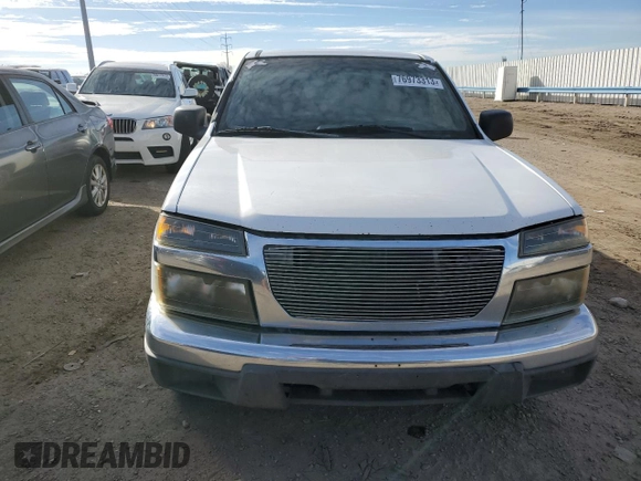 2007 GMC Canyon SLE1 with VIN 1GTCS13E678244333, listed as a Copart auction lot 76973313 with Not provided miles and Clean title. Bid and sale history available at DreamBid. Image 5.
