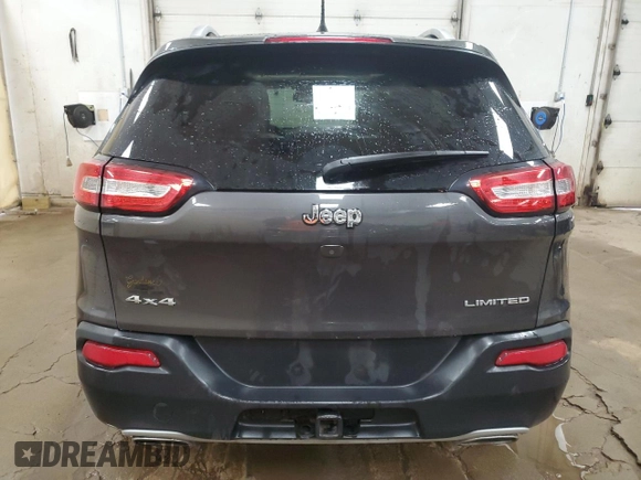 2016 Jeep Cherokee Limited z VIN 1C4PJMDS4GW202068, wystawiony jako Copart lot #54392365 z przebiegiem 109 897 mil mil oraz Czysty tytuł • Clean title. Historia ofert i sprzedaży dostępna na DreamBid. Obrazek 6.
