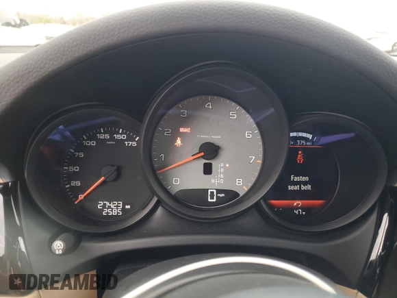 2021 Porsche Macan S z VIN WP1AB2A5XMLB31234, wystawiony jako Copart lot #50150115 z przebiegiem 27 423 mil mil oraz Szkoda całkowita • Salvage title. Historia ofert i sprzedaży dostępna na DreamBid. Obrazek 9.