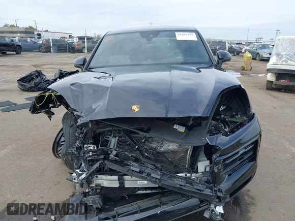 2024 Porsche Cayenne with VIN WP1BA2AY9RDA49496, listed as a IAAI auction lot 41847945 with 29,586 mi miles and . Bid and sale history available at DreamBid. Image 12.