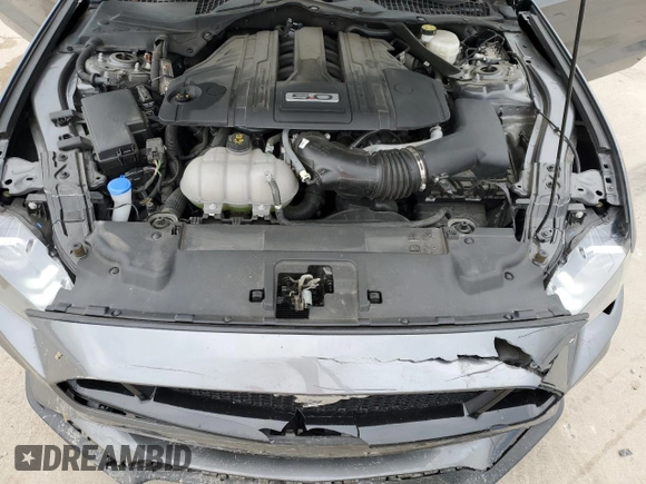 2023 Ford Mustang GT with VIN 1FA6P8CFXP5304962, listed as a Copart auction lot 54947875 with 12,317 mi miles and Salvage title. Bid and sale history available at DreamBid. Image 11.