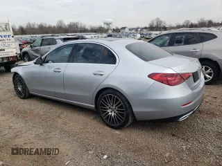 2022 Mercedes-Benz C 300 with VIN W1KAF4HB8NR016858, listed as a Copart auction lot 46455435 with 18,856 mi miles and Salvage Title. Bid and sale history available at DreamBid. Image 2.