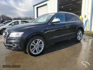 2016 Audi SQ5 Premium Plus with VIN WA1CCAFP3GA009787, listed as a Copart auction lot 46664545 with 69,409 mi miles and Salvage Title. Bid and sale history available at carsss.com. Image 1.