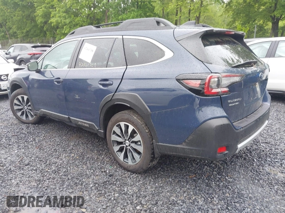 2025 Subaru Outback Limited with VIN 4S4BTANC5S3175477, listed as a IAAI auction lot 42461708 with 8,502 mi miles and . Bid and sale history available at DreamBid. Image 3.