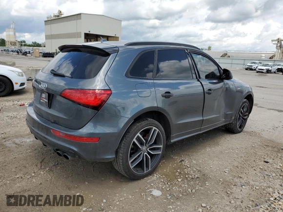 2017 Audi SQ5 Premium Plus with VIN WA1CCAFP2HA012729, listed as a Copart auction lot 55347255 with 90,468 mi miles and Salvage title. Bid and sale history available at DreamBid. Image 3.